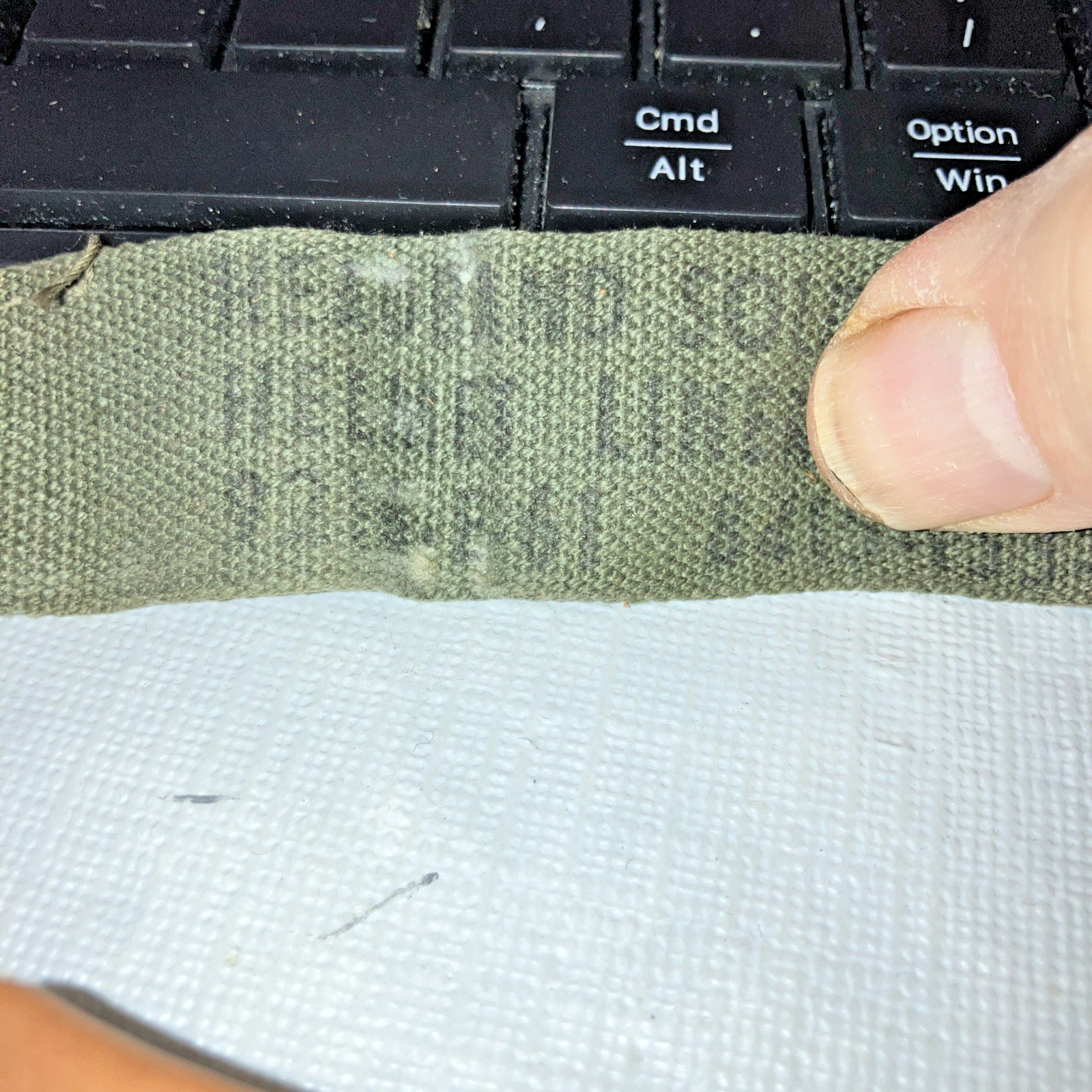 VERY NICE 1961 DATED HELMET LINER SWEATBAND usmc usn usaf airborne special