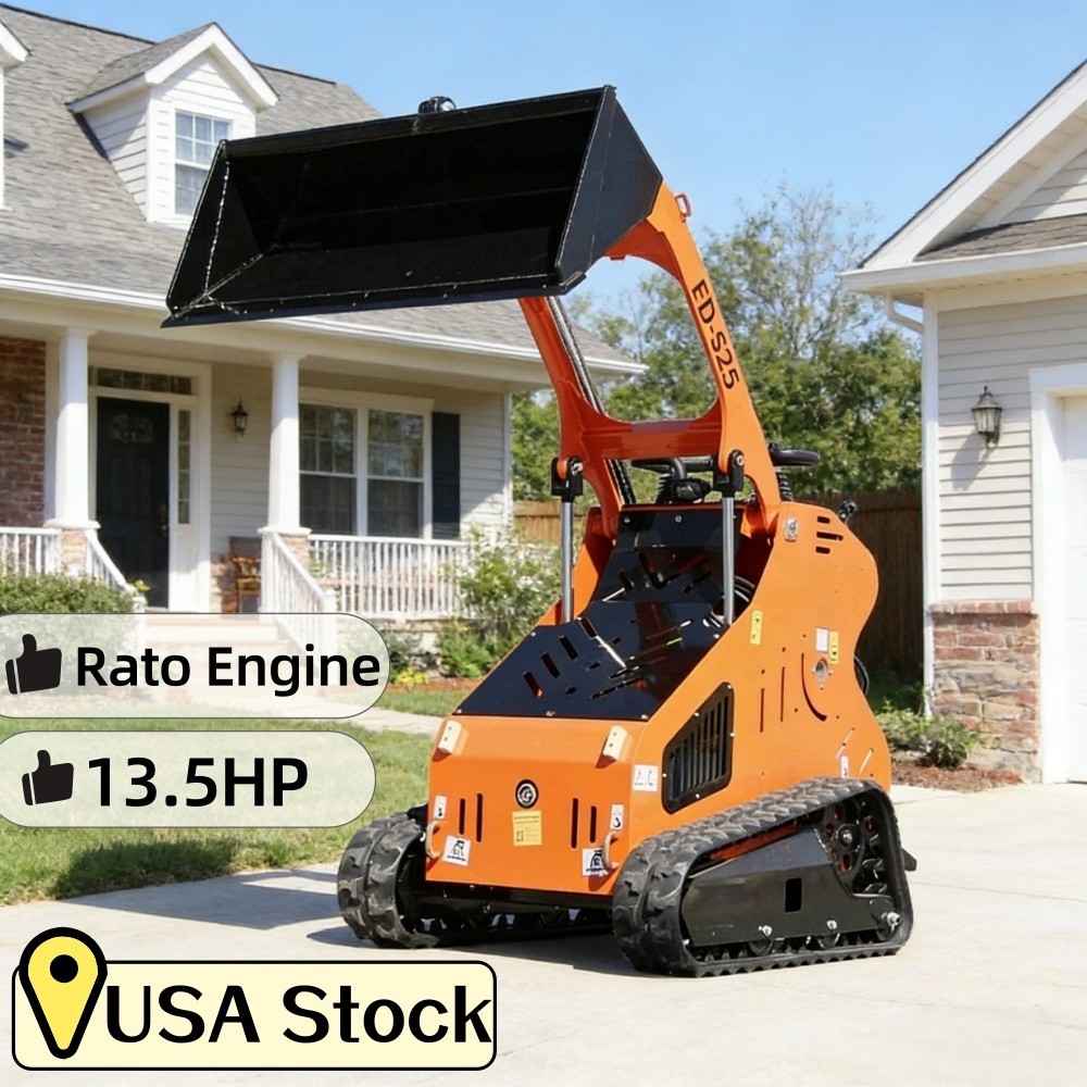Brand New Mini Tracked Skid Steer Loader with Runtong Engine USA Stock