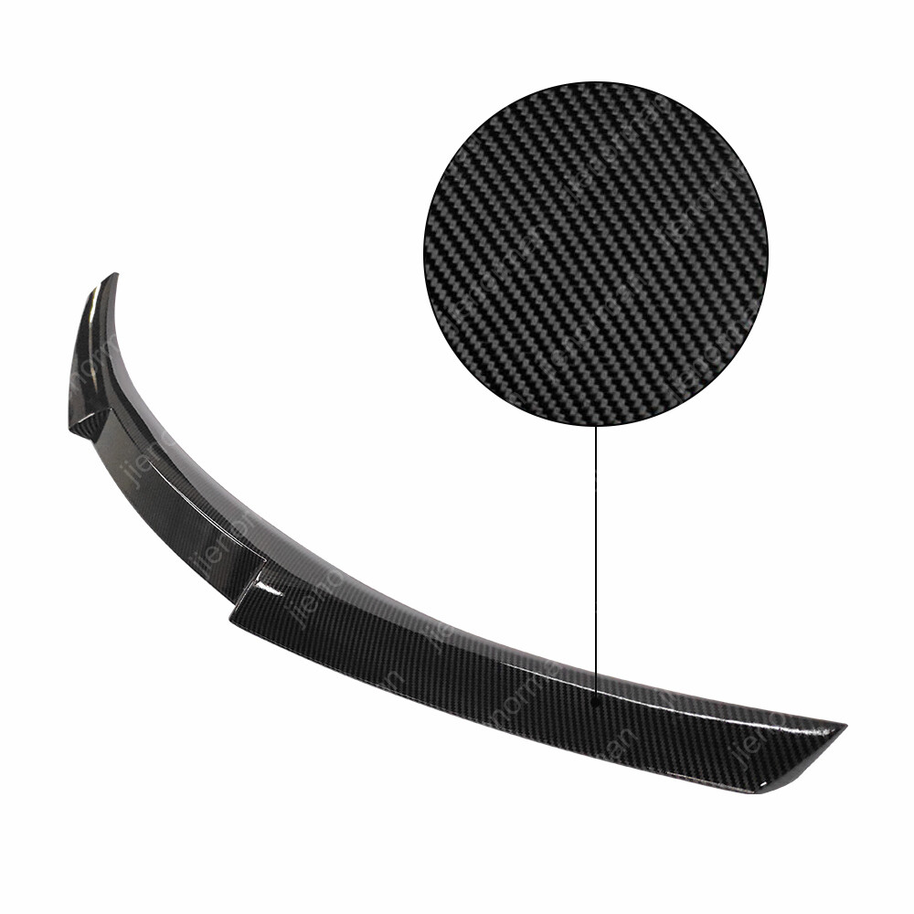 Coupe E92 Rear Trunk Spoiler Carbon Fiber Look M4 Style for 07-13 BMW 328i 335i