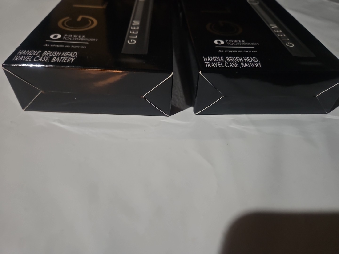 Lot of 2 Gleem Electric Power Toothbrush Battery Black Free S&H Factory Sealed