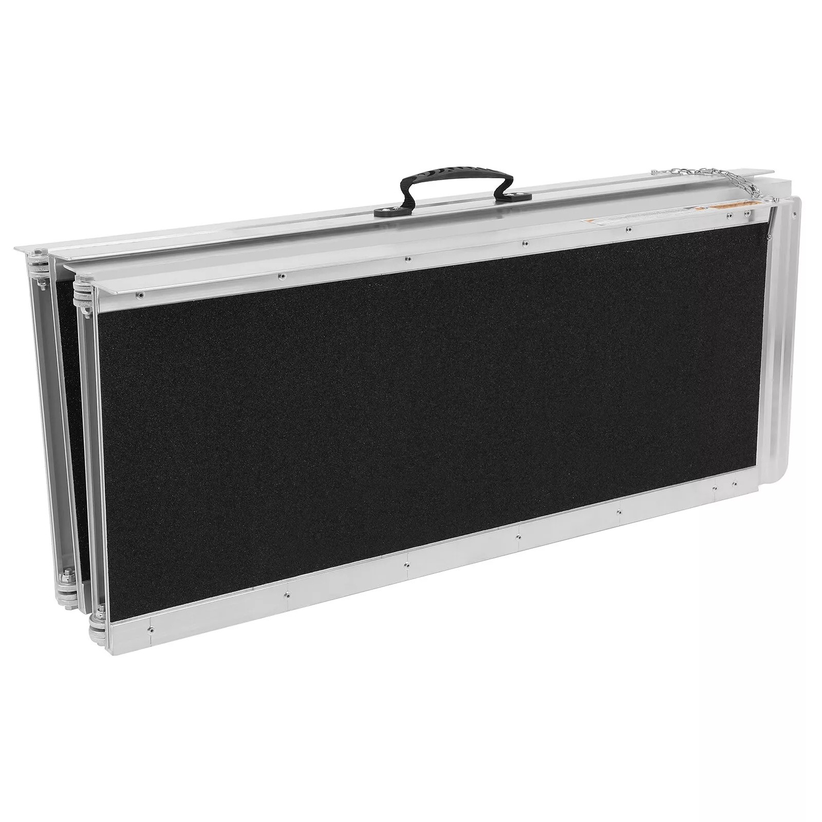 8FT Used Home Wheelchair Ramp Non-Skid Folding Aluminum Ramps Steps