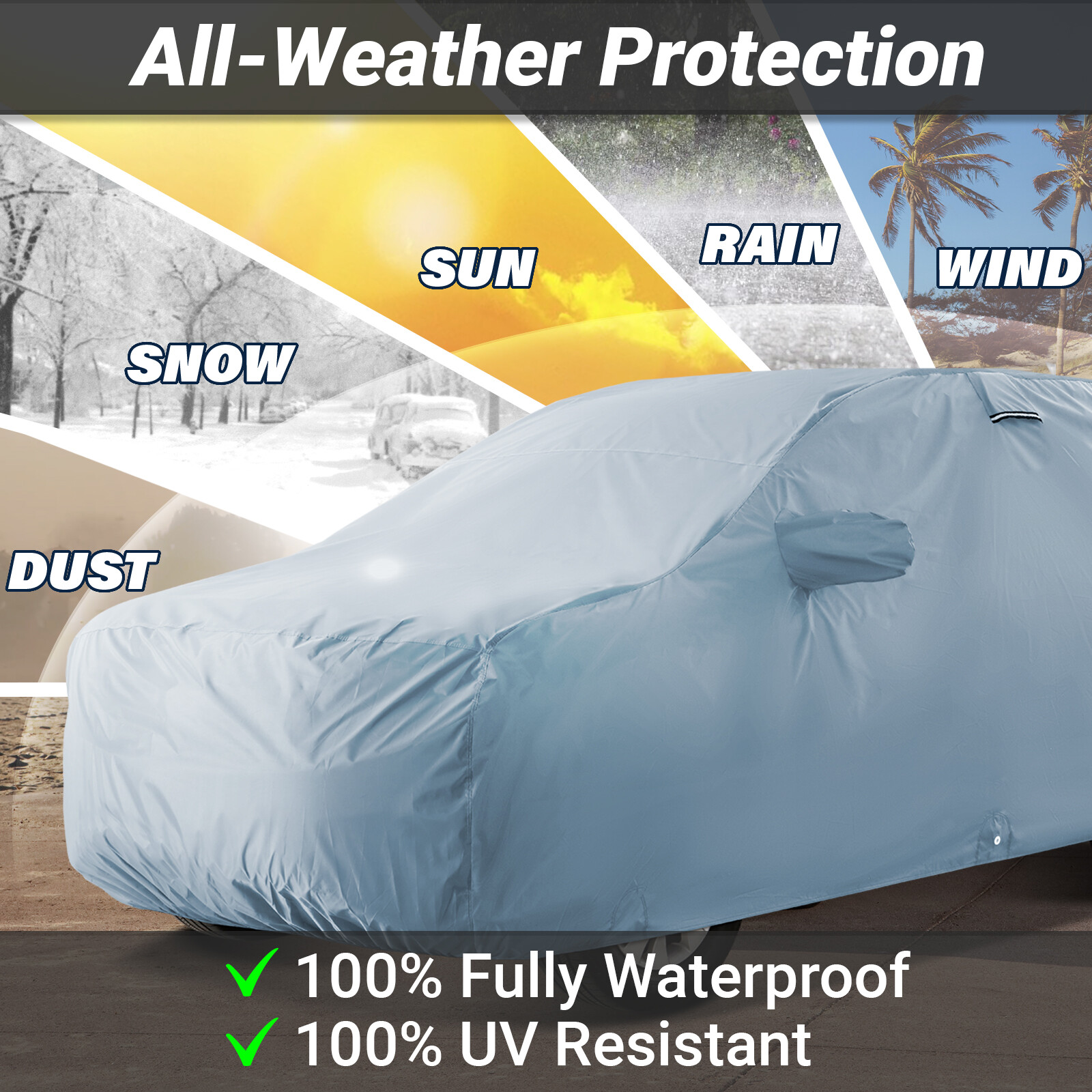 100% Waterproof / All Weather For [Suzuki Samurai] Premium Custom SUV Car Cover