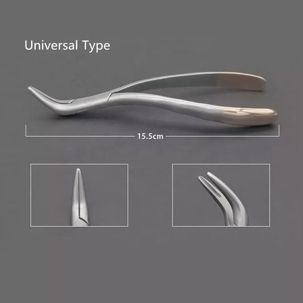 Dental Surgical Upper Root Tip Extraction Pliers Residual Tweezers Tooth Forceps