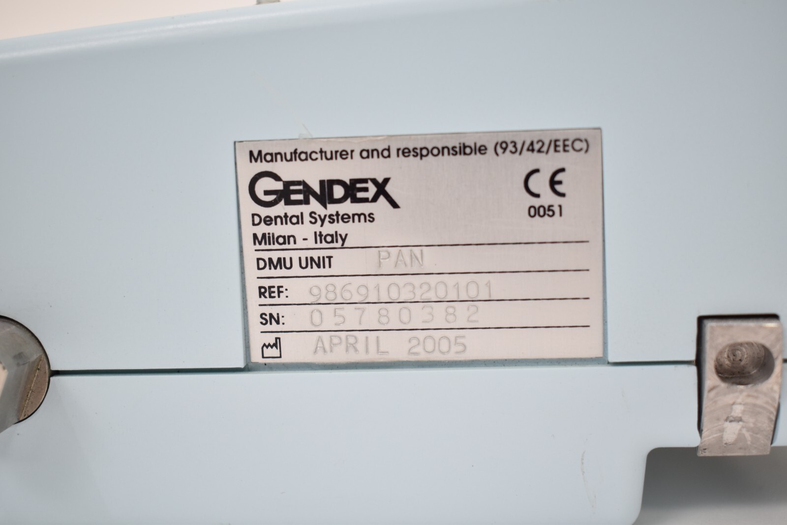 Gendex Orthoralix 8500 DDE Dental Panoramic X-Ray Sensor MFD: 4/2005