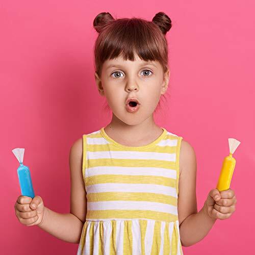 300 Pcs Disposable Plastic Ice Lolly Bags Ice Cream Mold Bags for Ice Candy