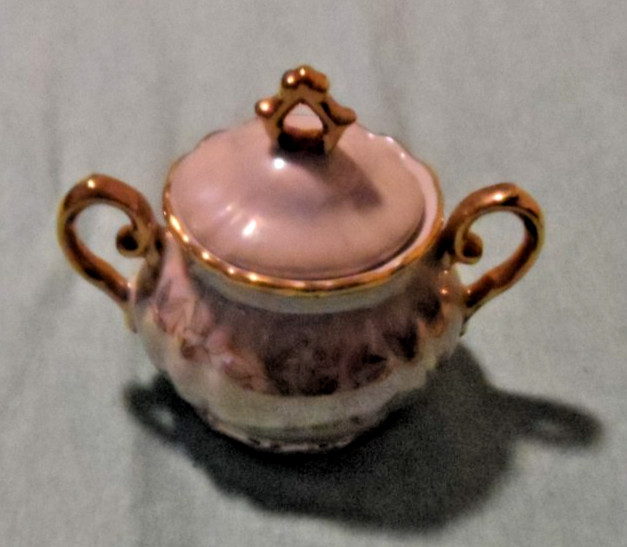 VINTAGE Fresh Iridescent China Tea Set-15 pcs-COMPLETE-Hand Painted Japan-BEAUTY