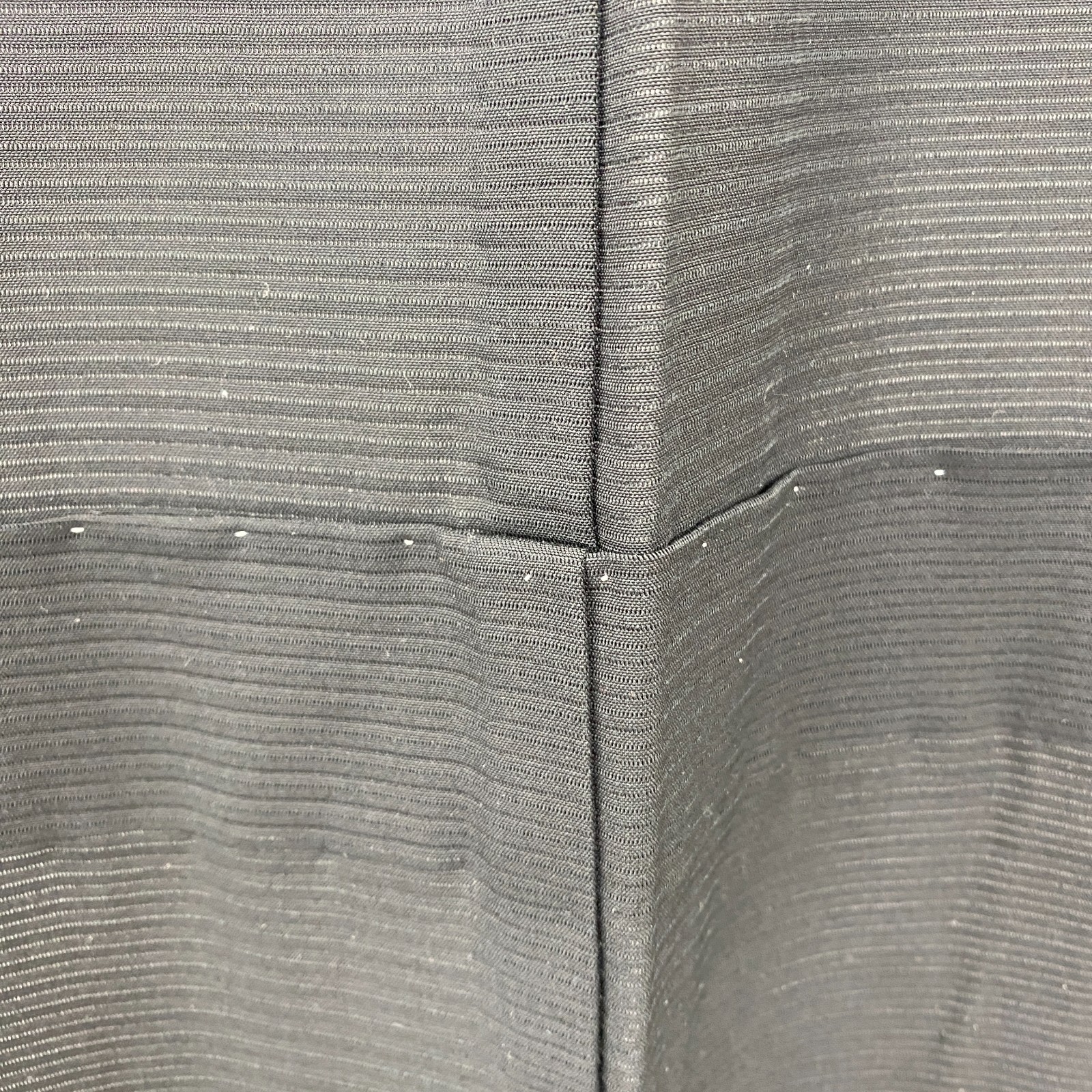 Japanese Vintage Kimono Silk Black Tomesode No Lining Family crest Length 64 in