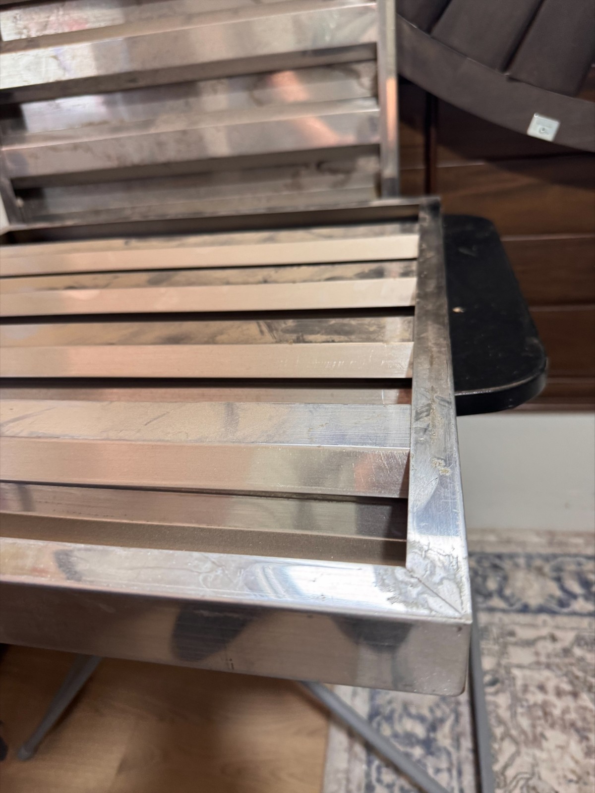 Set of 2 Commercial Hood Baffle Filters Stainless Steel 19.5x19.5x1.5 Unbranded