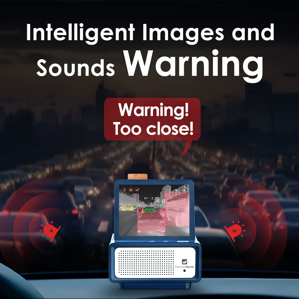 NV300 Thermal Imaging Dash Camera AI powered 32G Card Loop Record Anti-glare