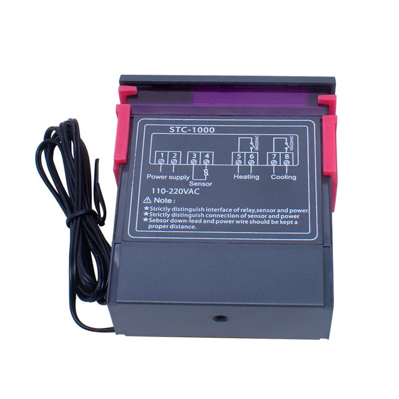 2pcs STC-1000 AC 110V-220V Digital Temperature Controller Thermostat With Sensor