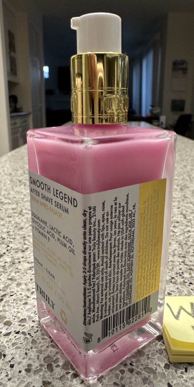 Truly Smooth Legend After Shave Serum Squalene 3.1oz/90mL FULL SZ $33 Smoothing