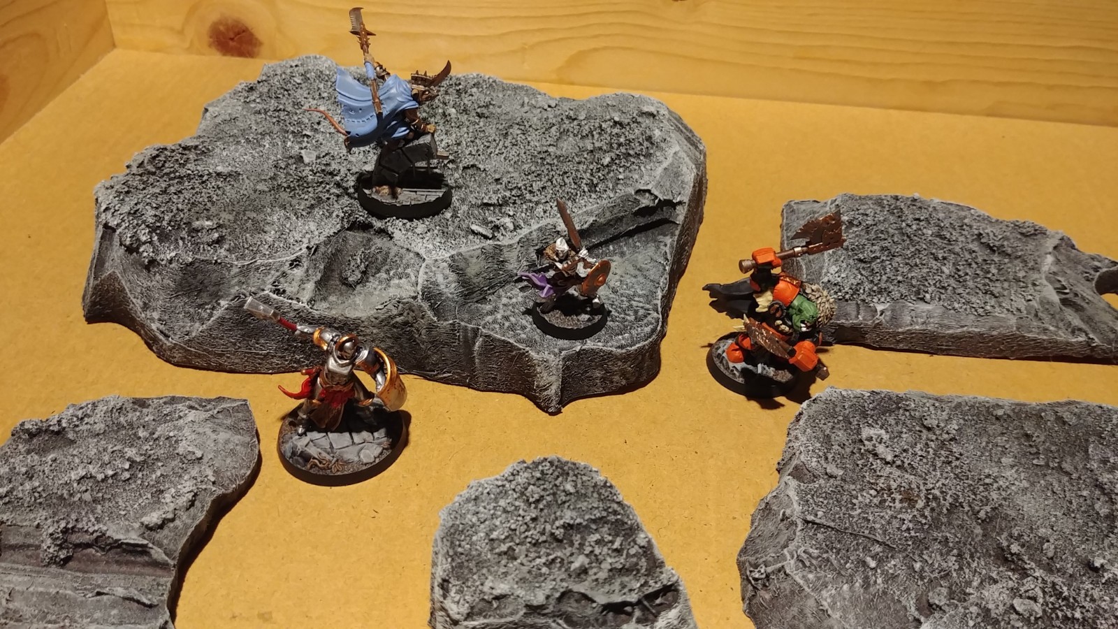 Wargaming Terrain - Medium Box Set of Hills Stone Finish