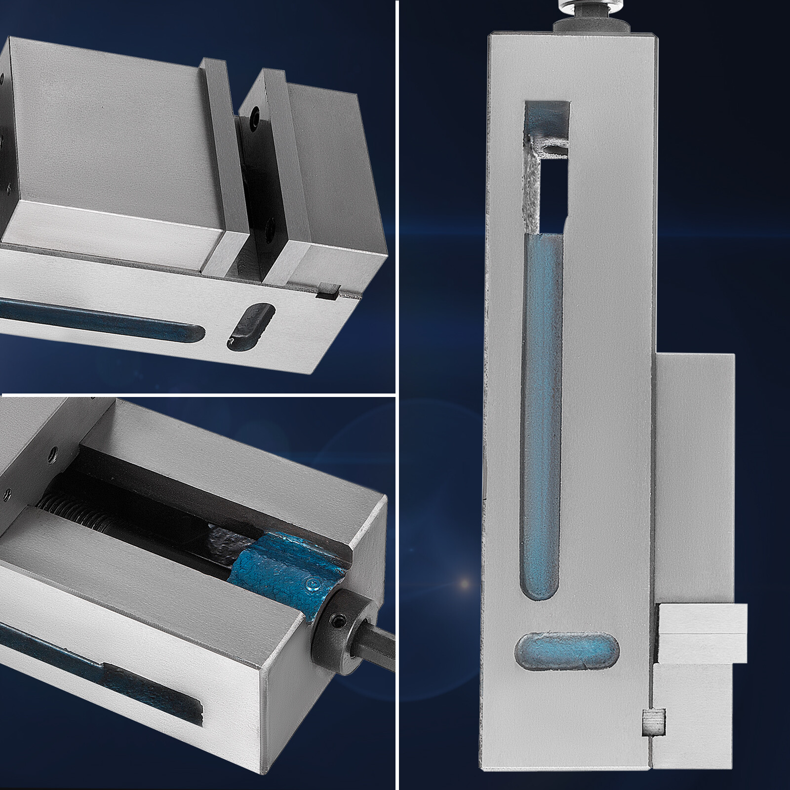 VEVOR 4" Precision CNC Vise Milling Machine Vise Bench Clamp Vice 10cm Jaw Width