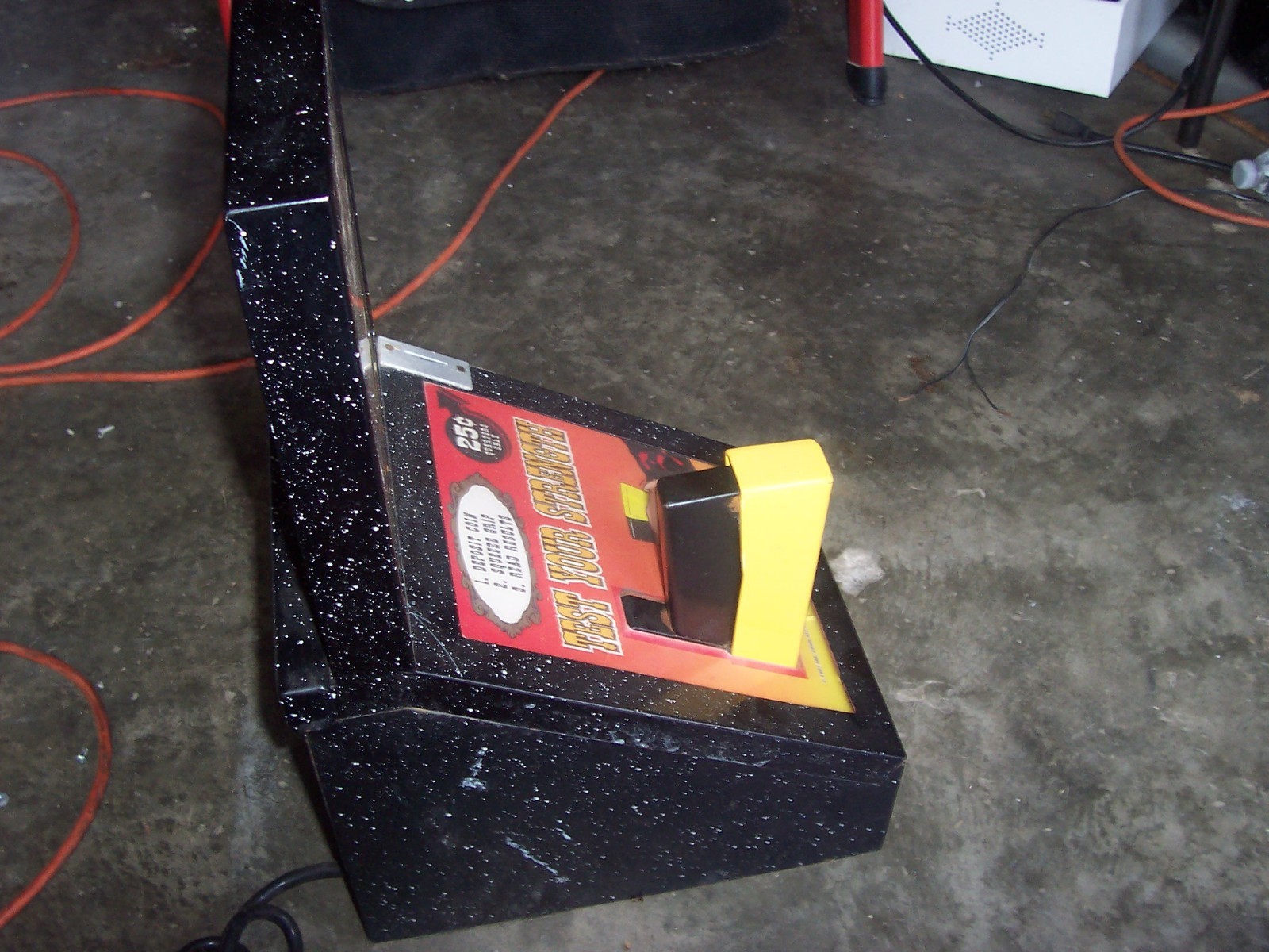 Mr Vend Talking Hand Grip Test Strength Game Arcade .25 Cent - WorksGREAT RARE!