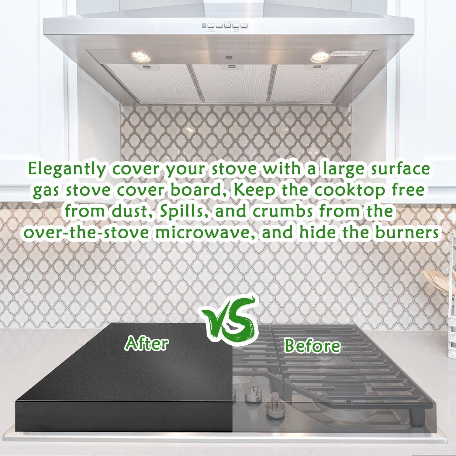 Gas Stove Cover Board, Resistance to Heat Range Covers for Gas Stove