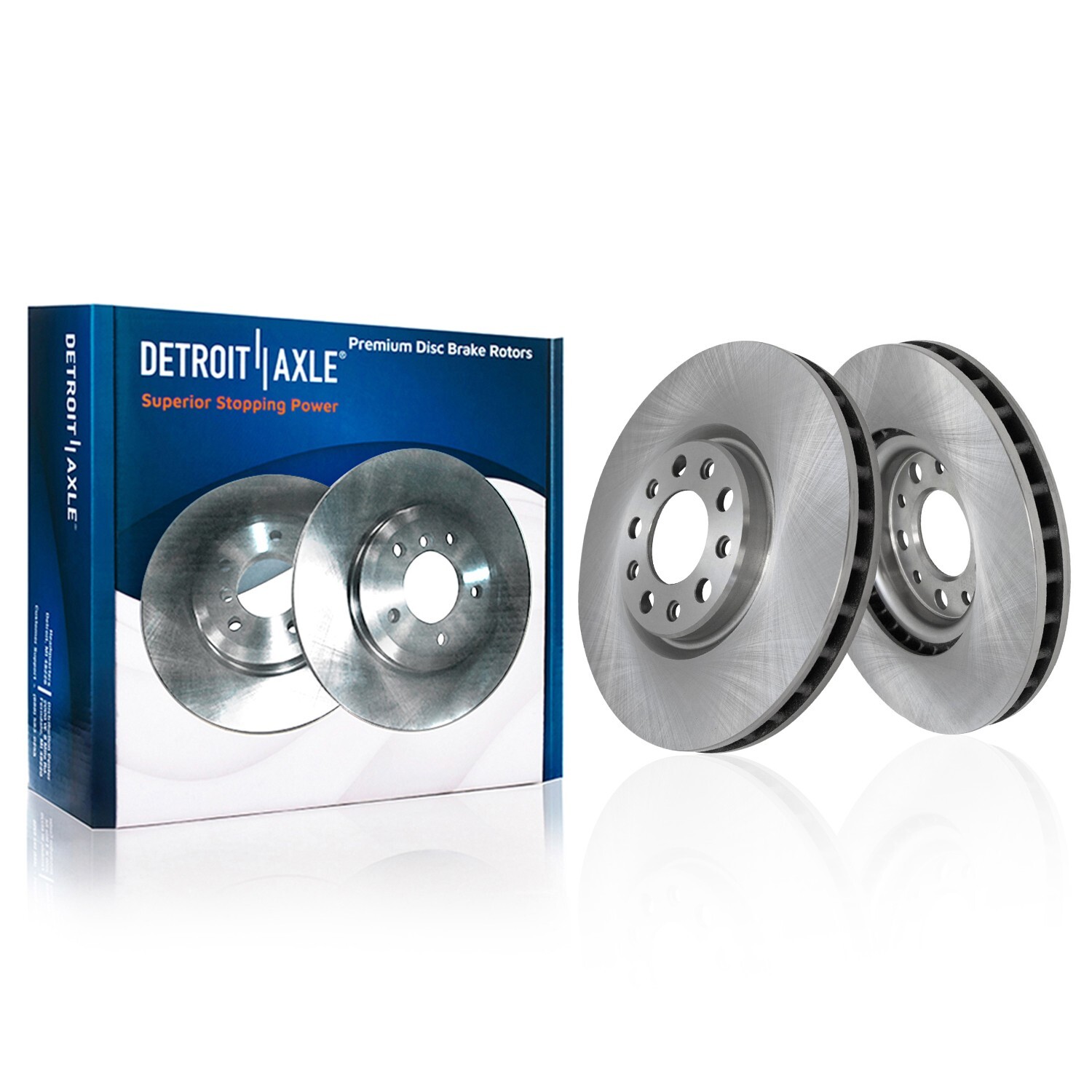 305mm Front and 278mm Rear Disc Brake Rotors for Jeep Compass Renegade Fiat 500X