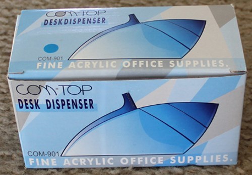 Beautiful, Fine Acrylic Desk Dispenser (Clear), NEW