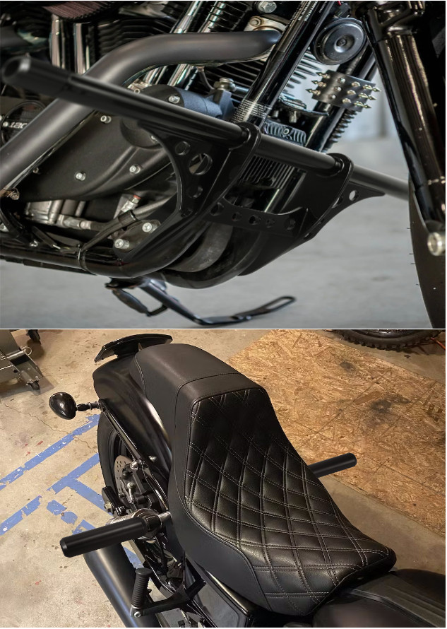 Front & Upper Crash Bar Protection For Harley Sportster 883 1200 XL 2004-2020 US