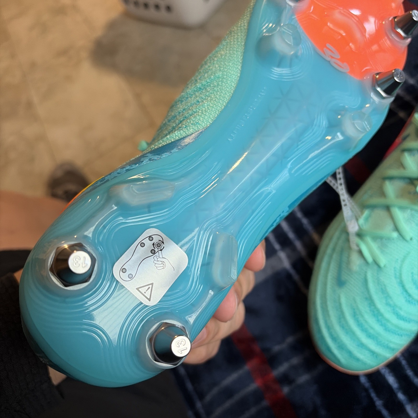 Nike Phantom GX II Elite SG-Pro Player Edition Cleats FZ4939-300 Mens Size 9