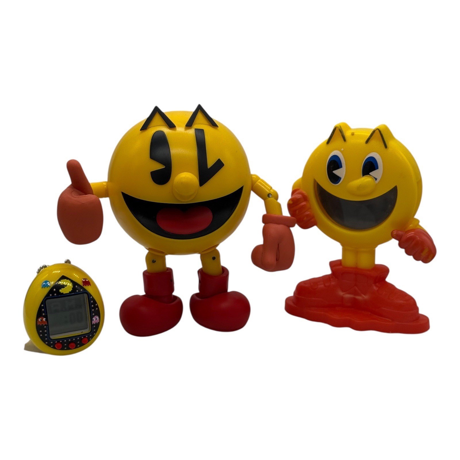 Pac-Man Toy Lot – Bandai S.H. Figuarts, BK 2013 Figure, Tamagotchi Nano
