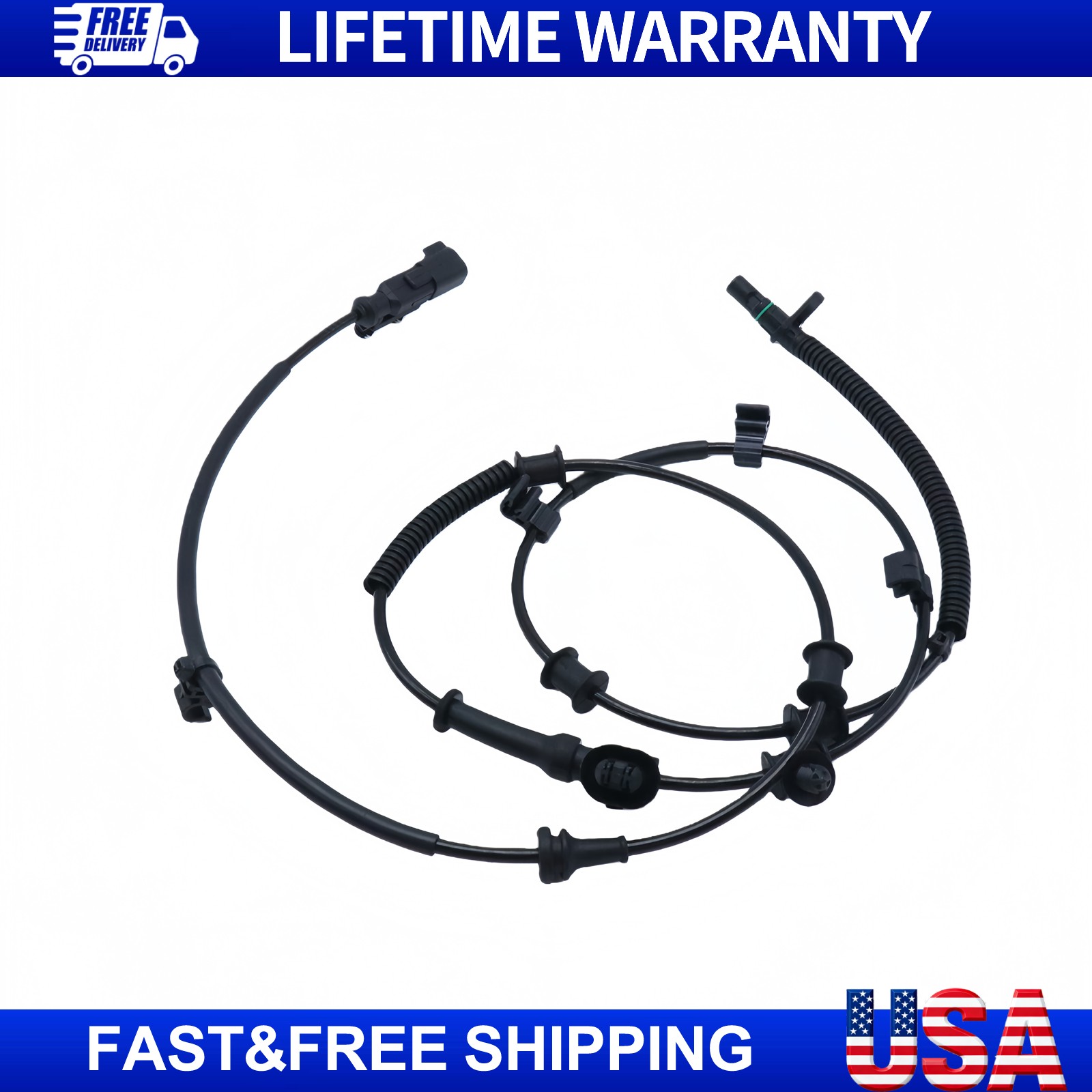 Replacement For Jeep Wrangler JL 2018-2025 Front ABS Wheel Speed Sensor Brake