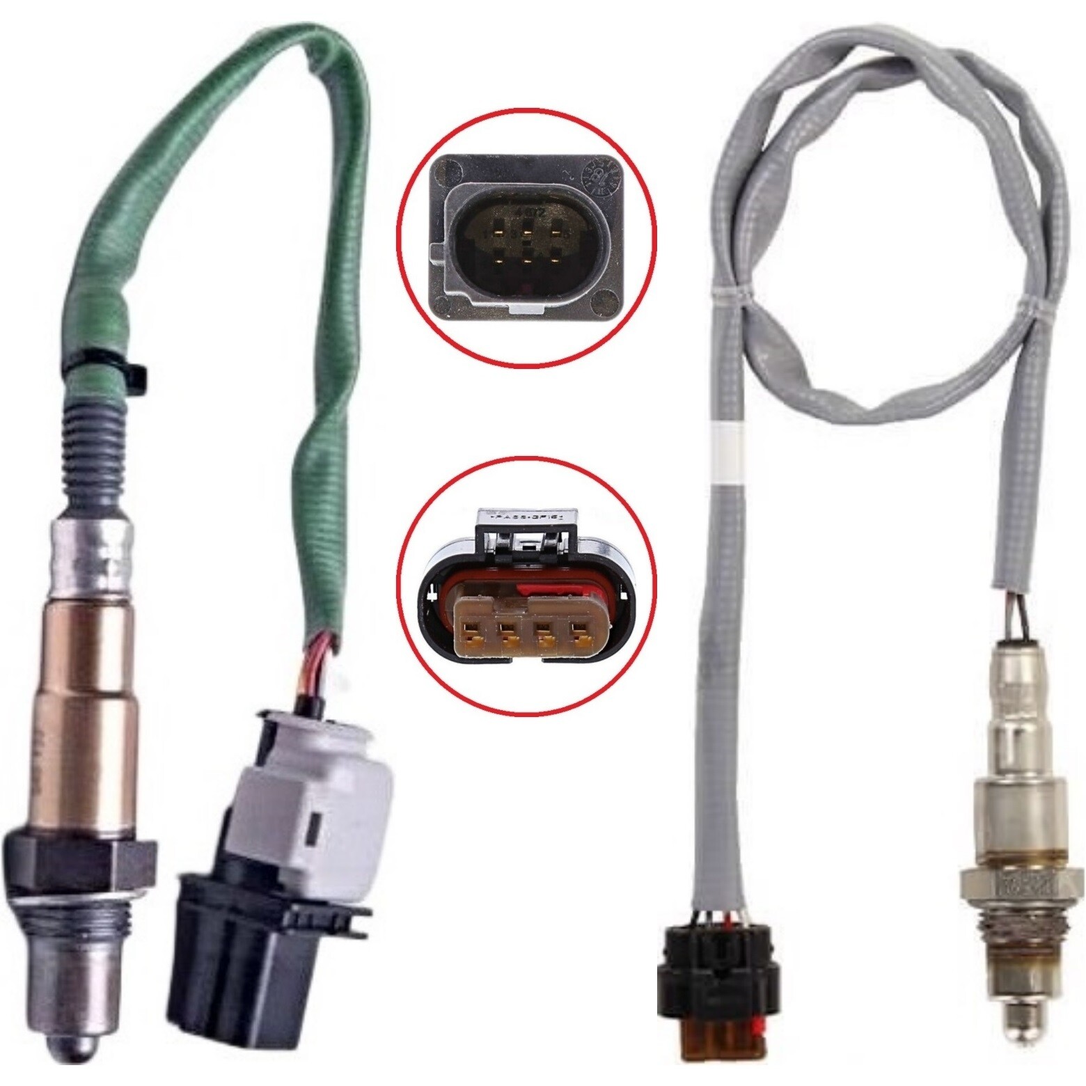 1XUpstream+1XDownstream Oxygen O2 Sensor For 2014-2020 Ford Fusion 1.5L Turbo