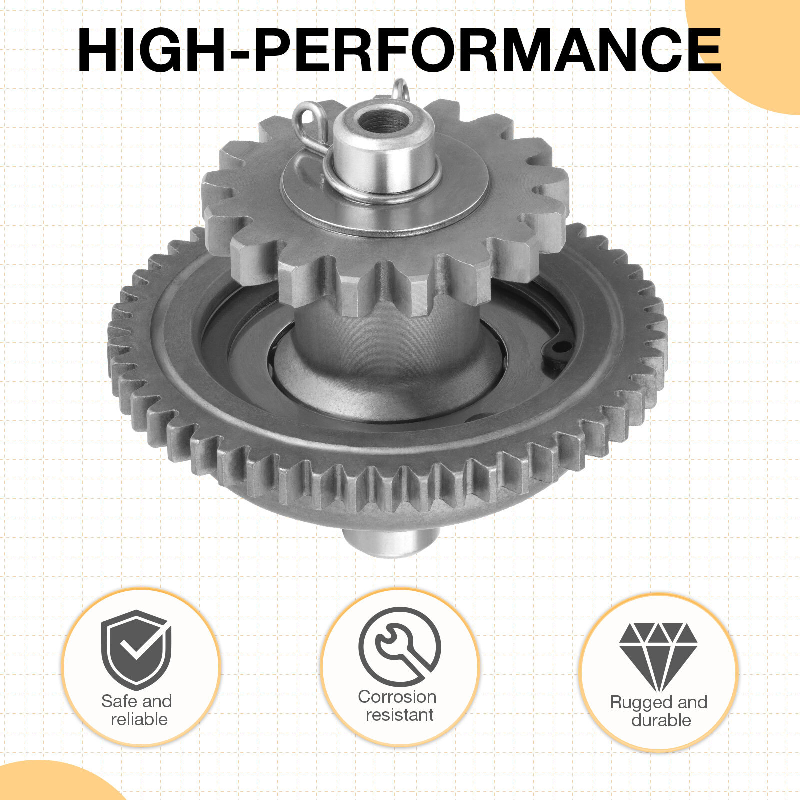 Starter Clutch Assembly for Yamaha YZ450 F FX WR450F 2018-2023 BR9-15570-20-00