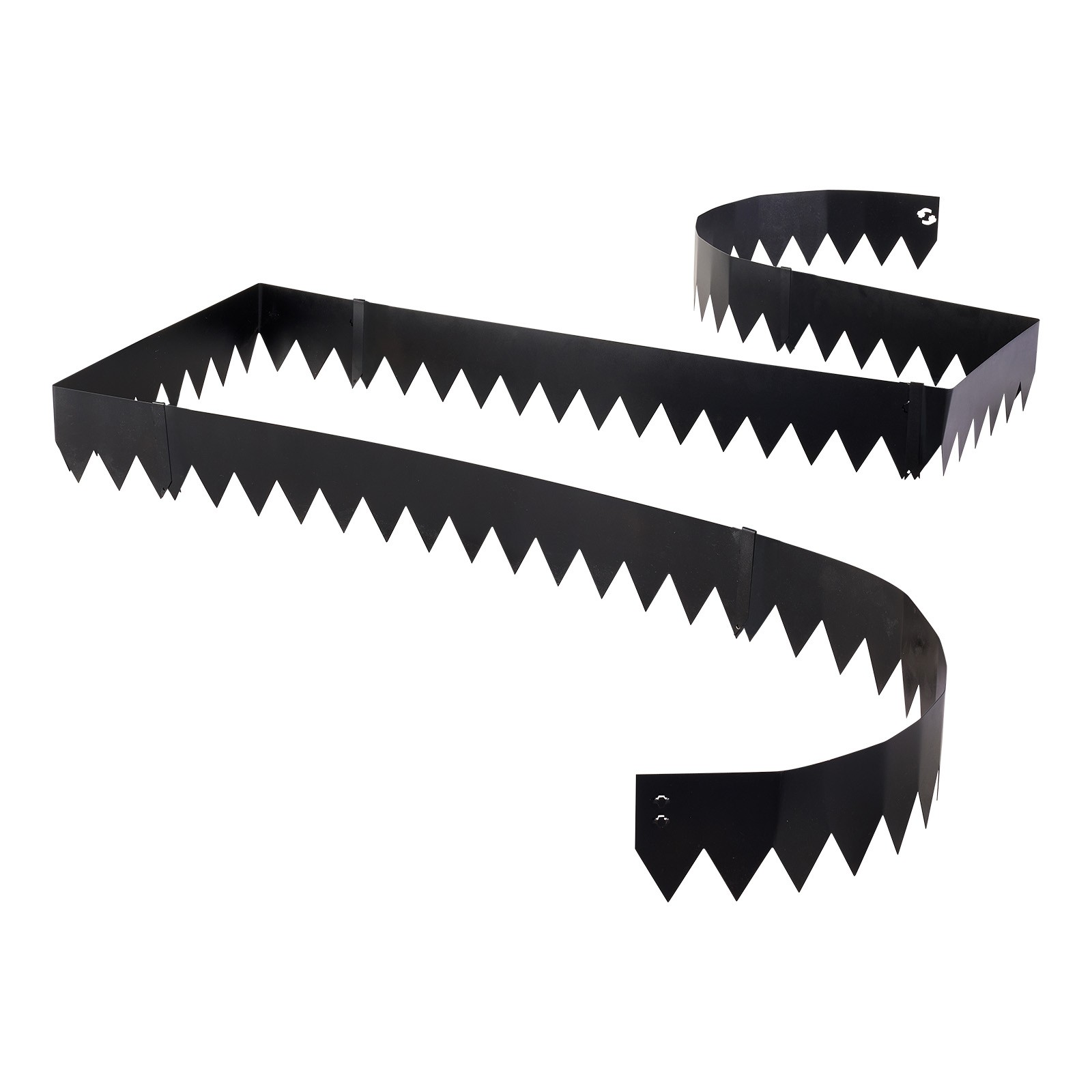 Uimoso Galvanized Steel Garden Edging 40 x 6 in Flexible Metal Landscape Border