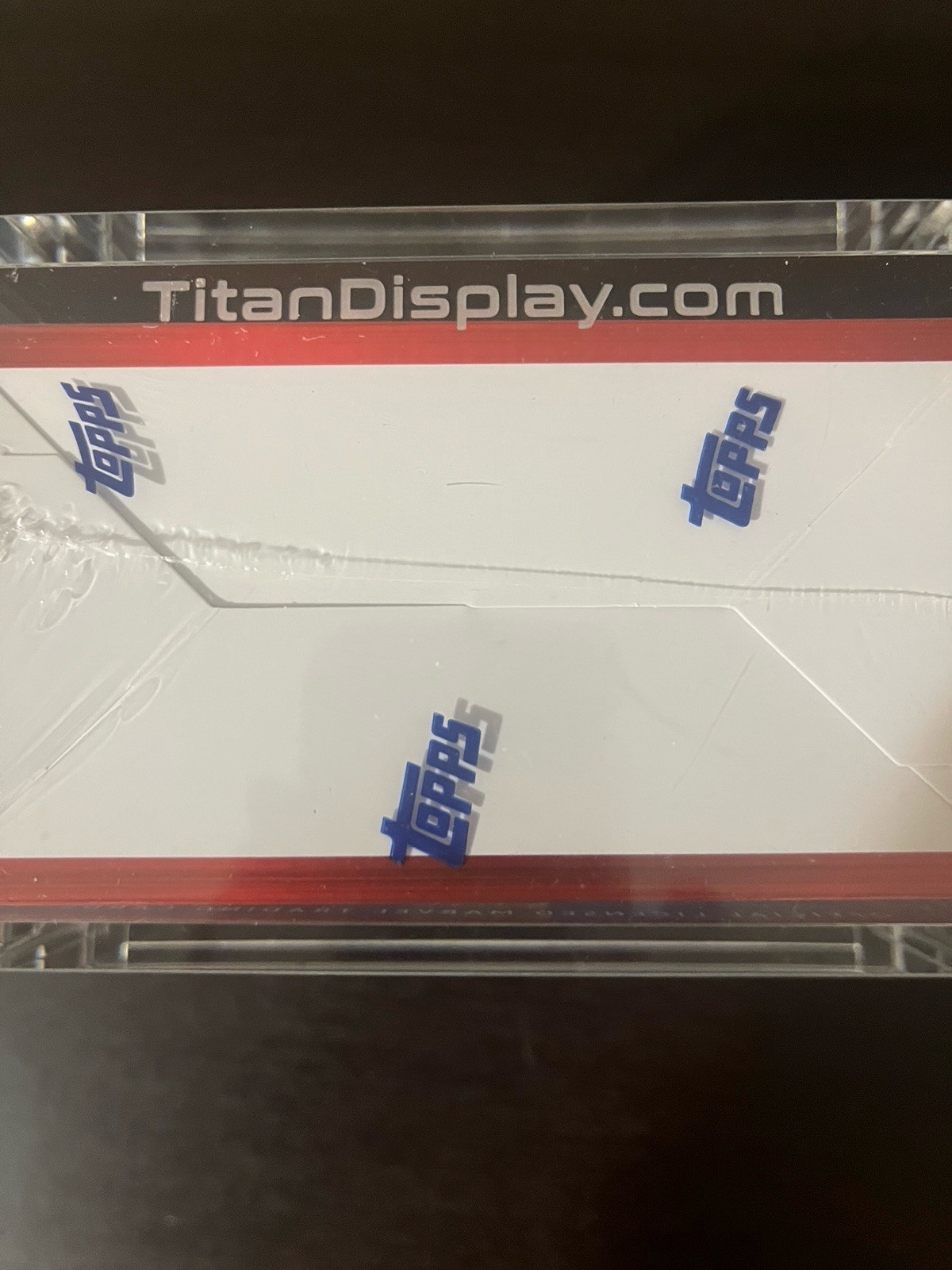 Acrylic Display Case Magnetic Lid FITS 2025 Topps Chrome VeeFriends Sapphire Box