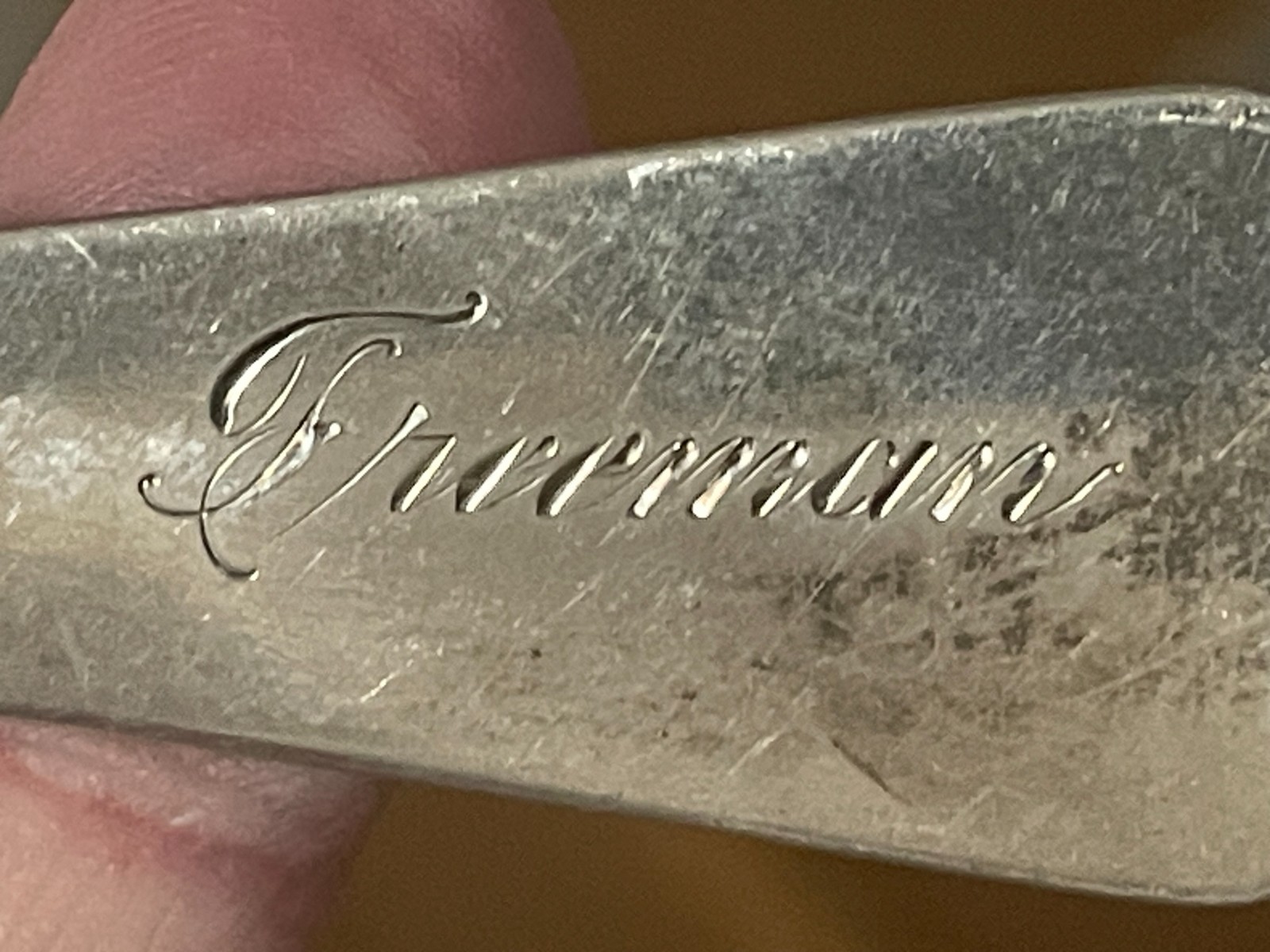 W. Moulton Coin Silver Spoon 29 g