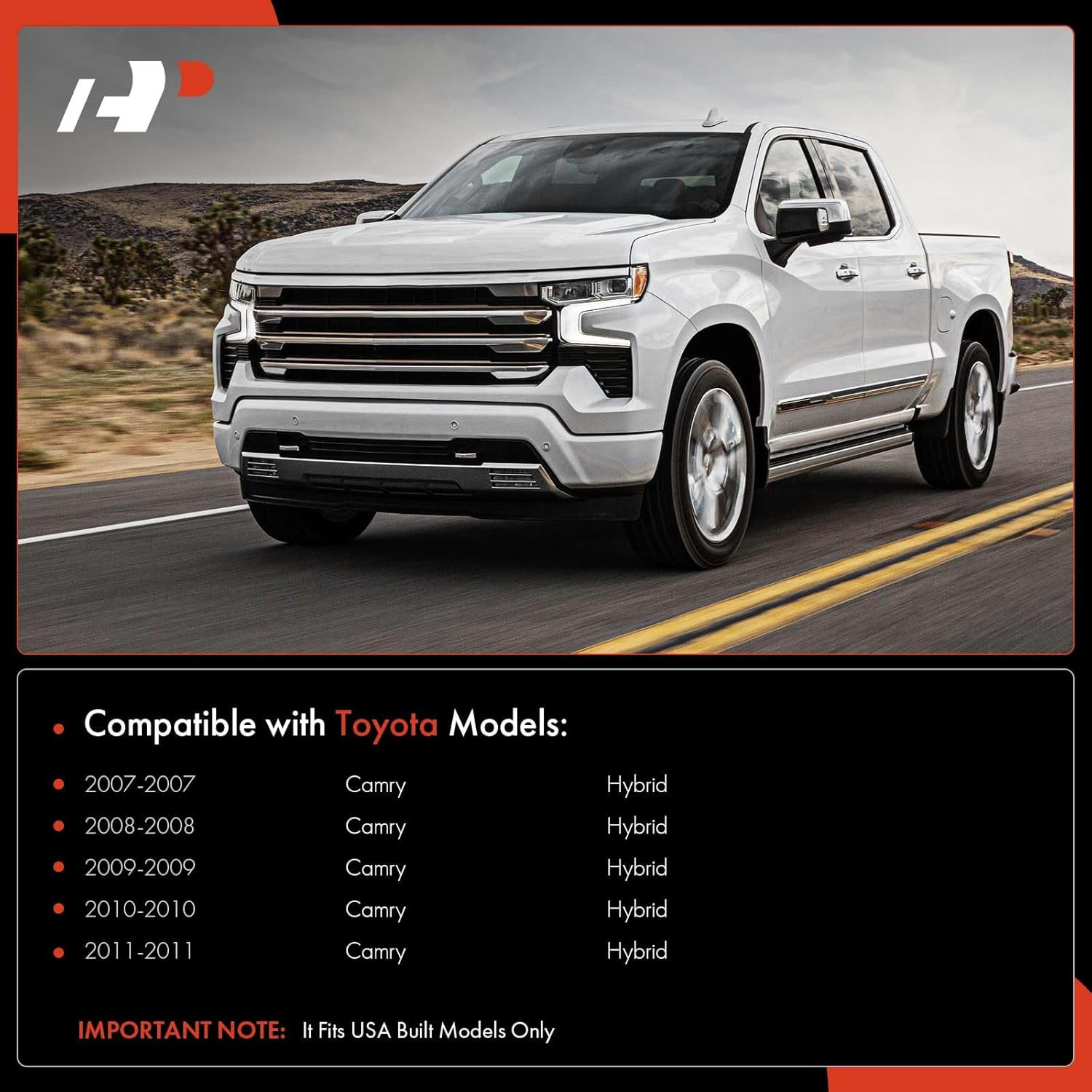 Set of 14 Front Suspension Control Arm Tie Rod Sway Toyota Camry Hybrid 2007-11