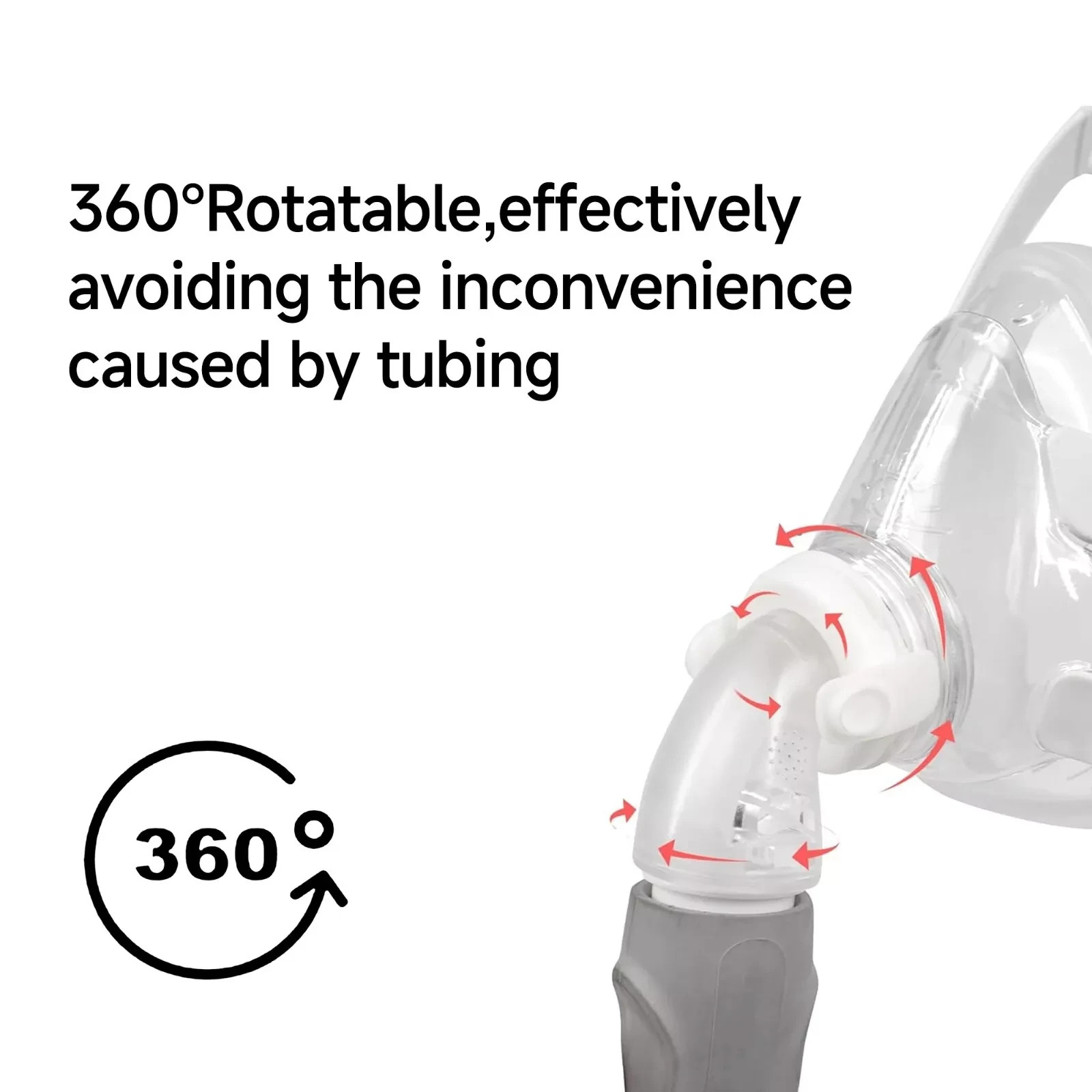 Resmed AirFit F20/F30 Replacement QuietAir Elbow for CPAP Mask