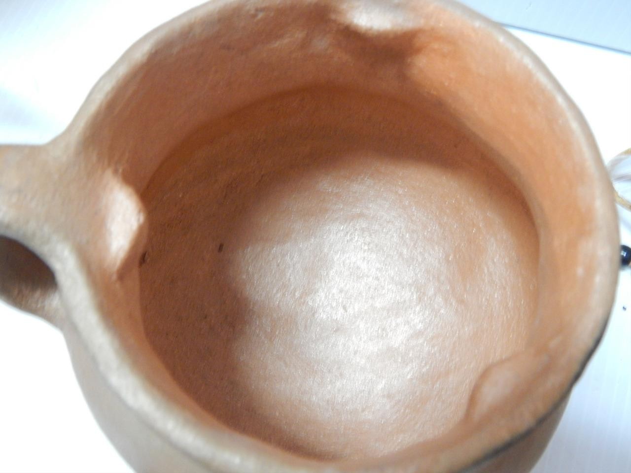 VIRGINIA T. ROMERO(d) VINTAGE MICACEOUS CLAY TAOS PUEBLO INDIAN POTTERY BEAN POT