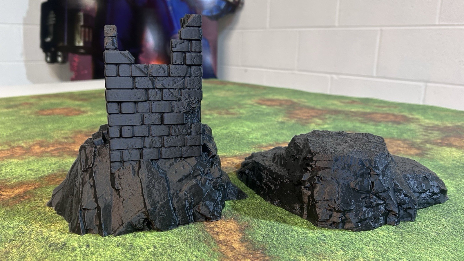 Tabletop Terrain Massive Hills tabletop scenery, 5-piece set