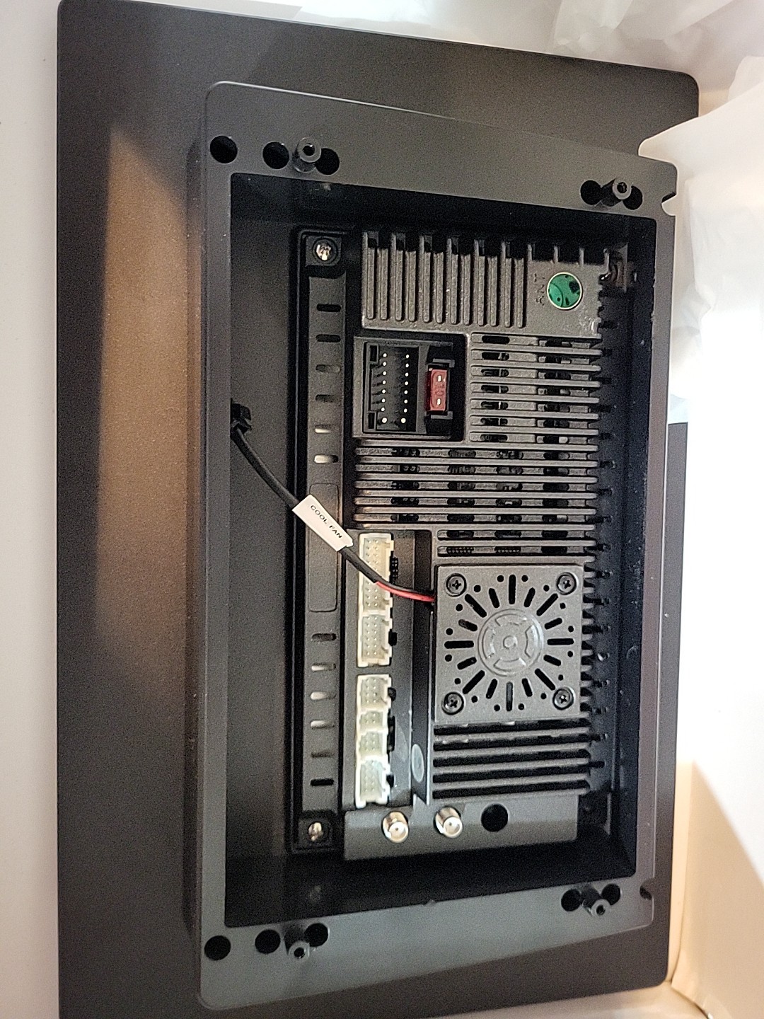 6+128GB 13 inch Double Din Touch Screen Android Car Stereo with Front (READ)