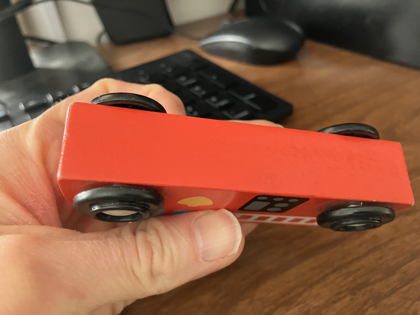 Melissa & Doug wooden Truck Fire toy