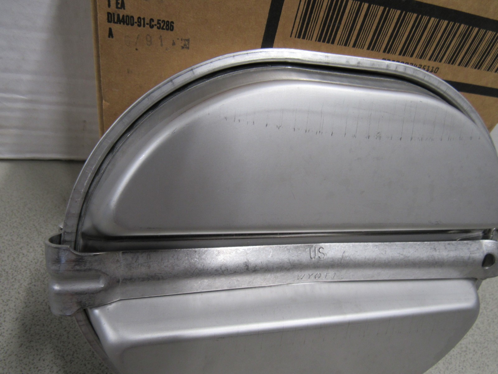 US Military Mess Kit Pan WYOTT 1991 Desert Storm Unused NOS SCUFFS QTY 1 Camping