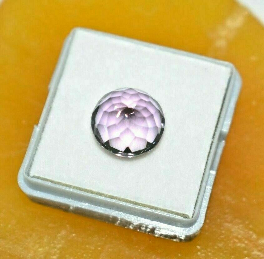 Brazilian Certified 7.10 Ct Natural Alexandrite Round Cut Loose Gemstone