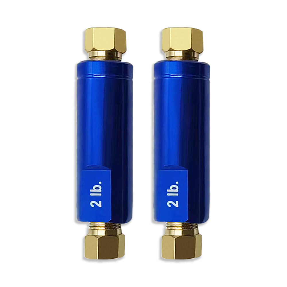 Street Rod GM Disc Brake Blue 2 lb Residual Pressure Valve Check Valve 2pcs