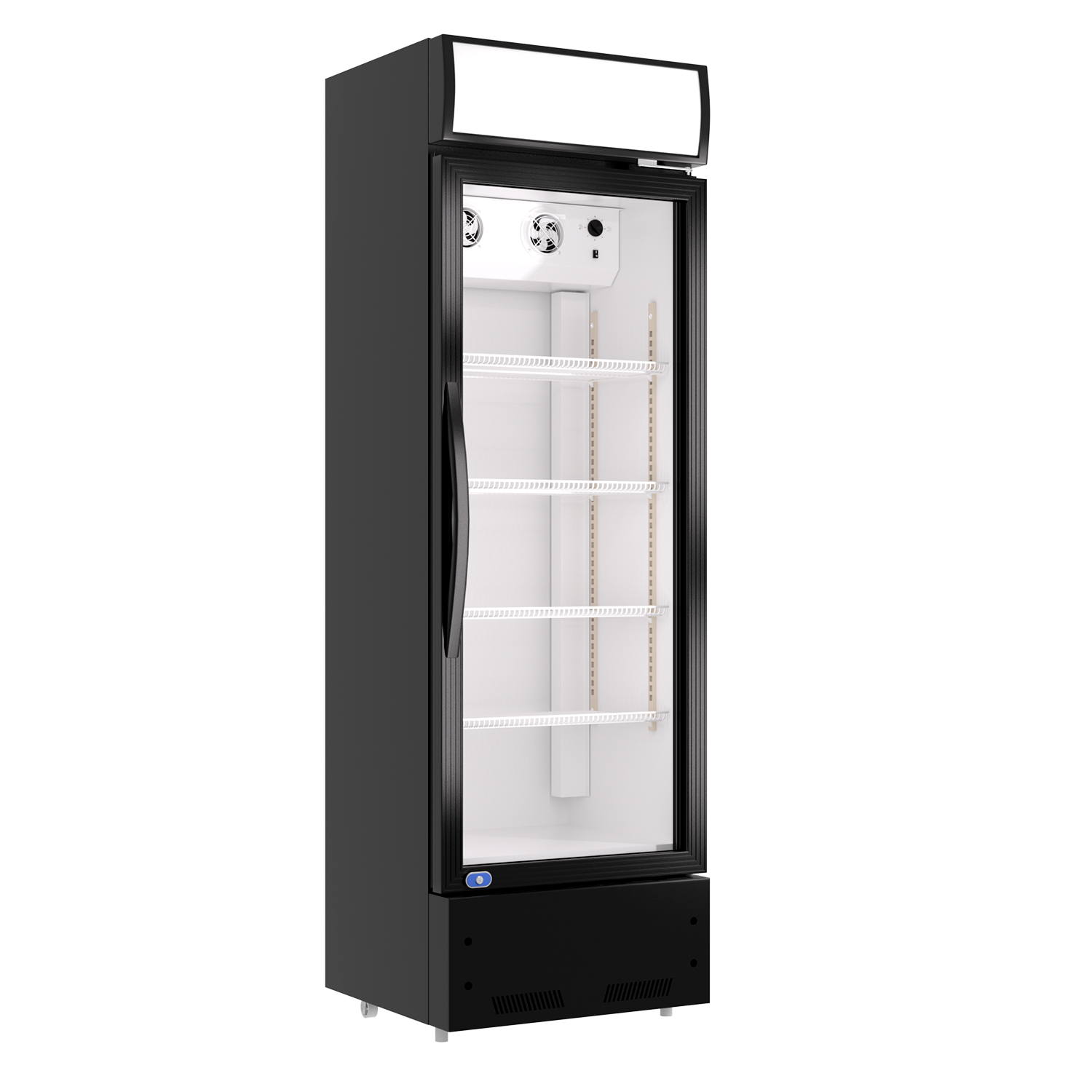 Fricool 23" Single Glass Door Merchandiser Refrigerator Beverage Cooler NEW