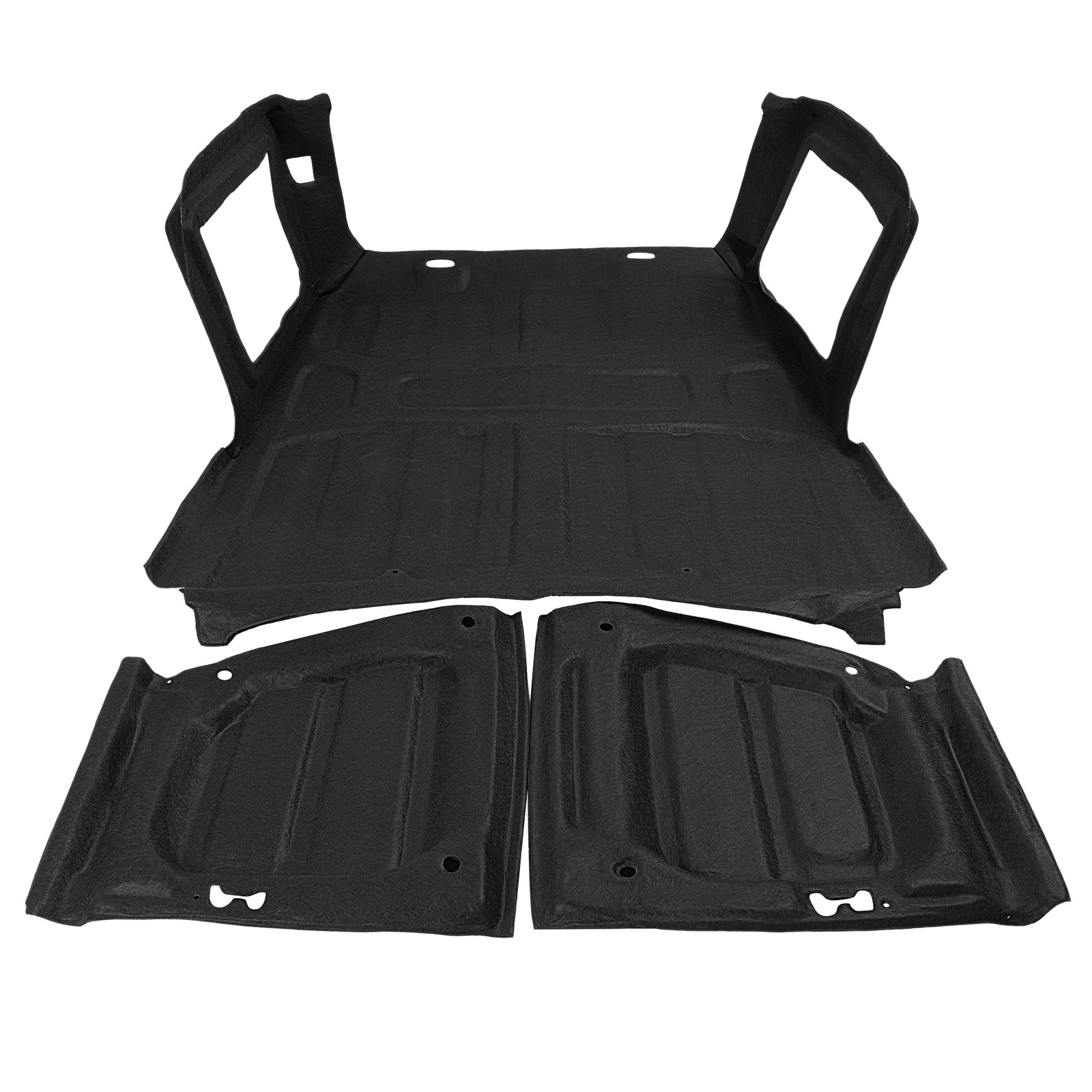 Sound Hardtop Headliner Roof Insulation Kit For Jeep Wrangler JL 4-Door 2018-25