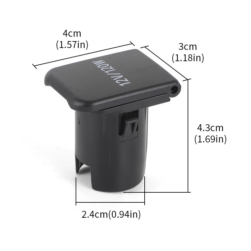 Cigarette Lighter AC Power Outlet Cover Cap For Toyota Camry 4Runner Highlander