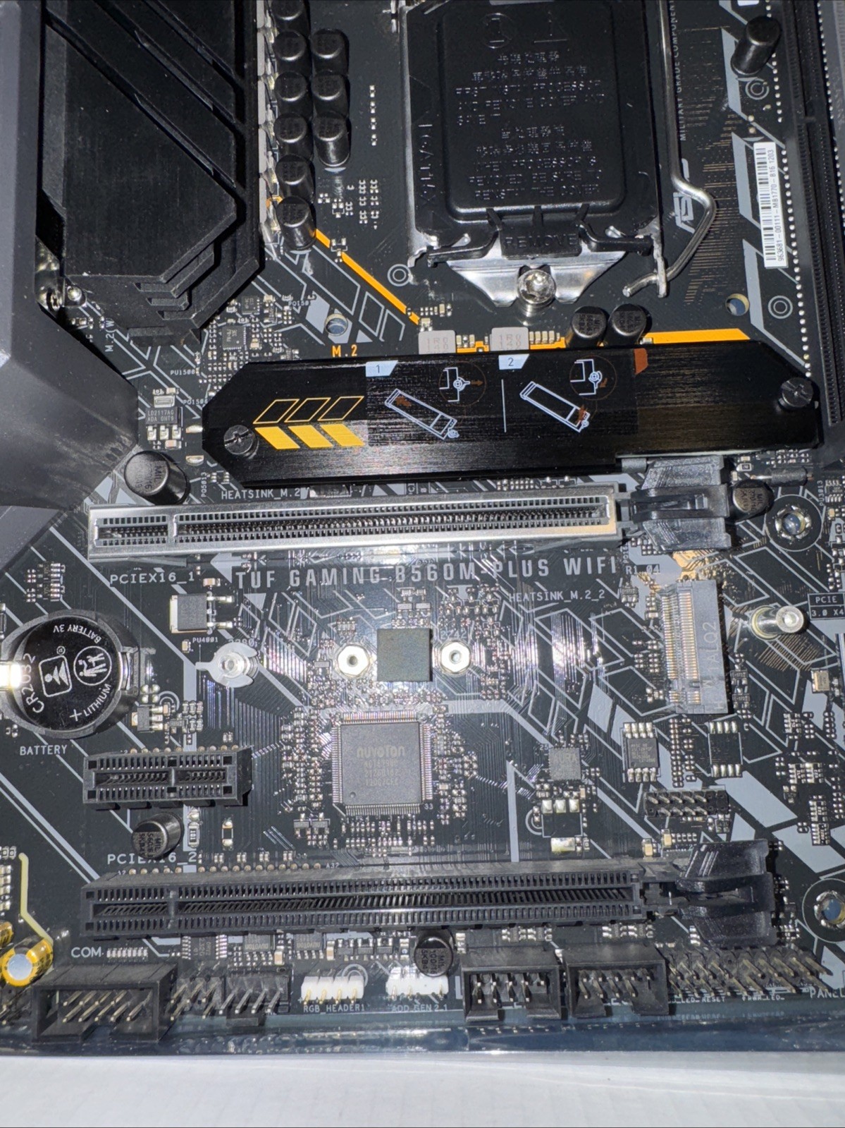 ASUS TUF GAMING B560M-PLUS WIFI LGA1200 B560 DDR4 mATX Motherboard