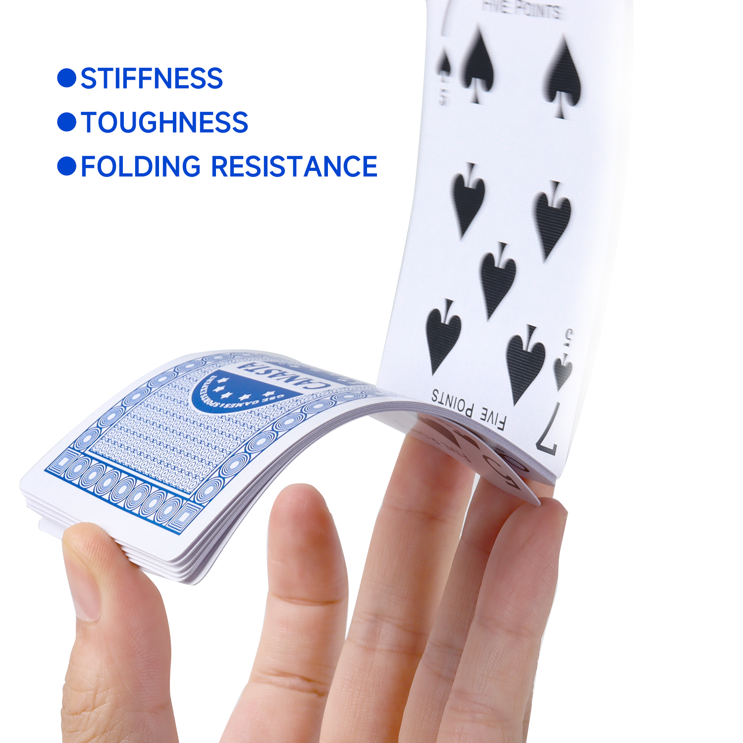 Canasta Game Set with Canasta Cards with Point Values, Score Pads&Rotating Tray