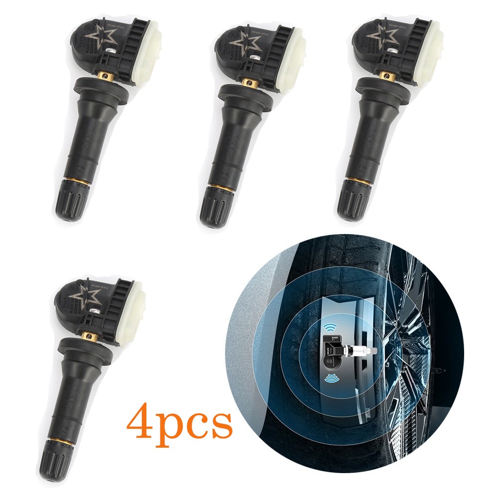 4Pcs TPMS Sensor 315Mhz Tire Pressure Monitoring Sensor Replacement For Chevy