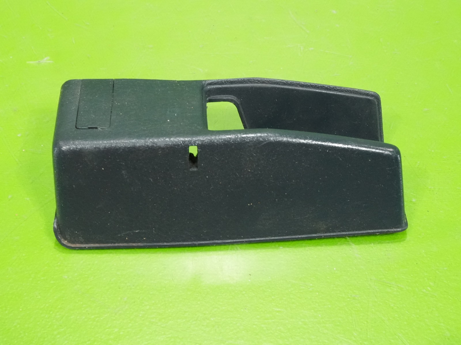 92-95 Civic OEM fuel gas tank trunk hatch popper opener cover trim panel blue