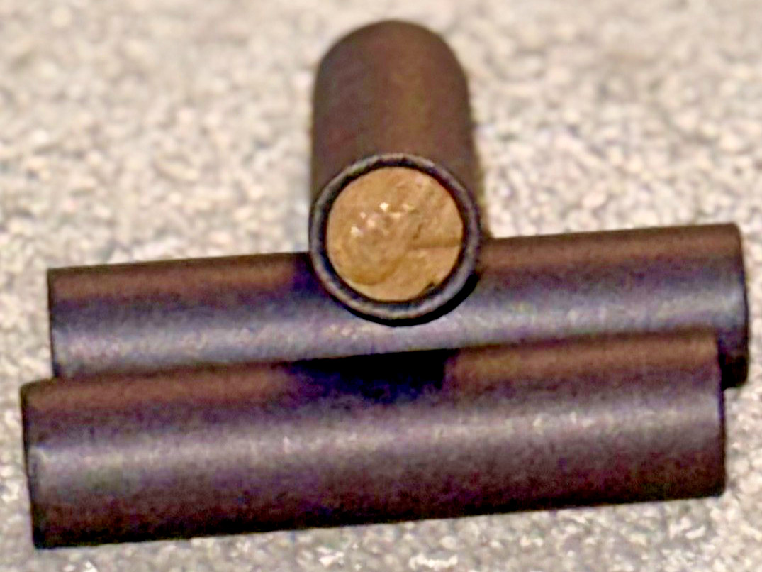 wheat penny black roll lincoln cent unsearched mixed dates mint marks bu