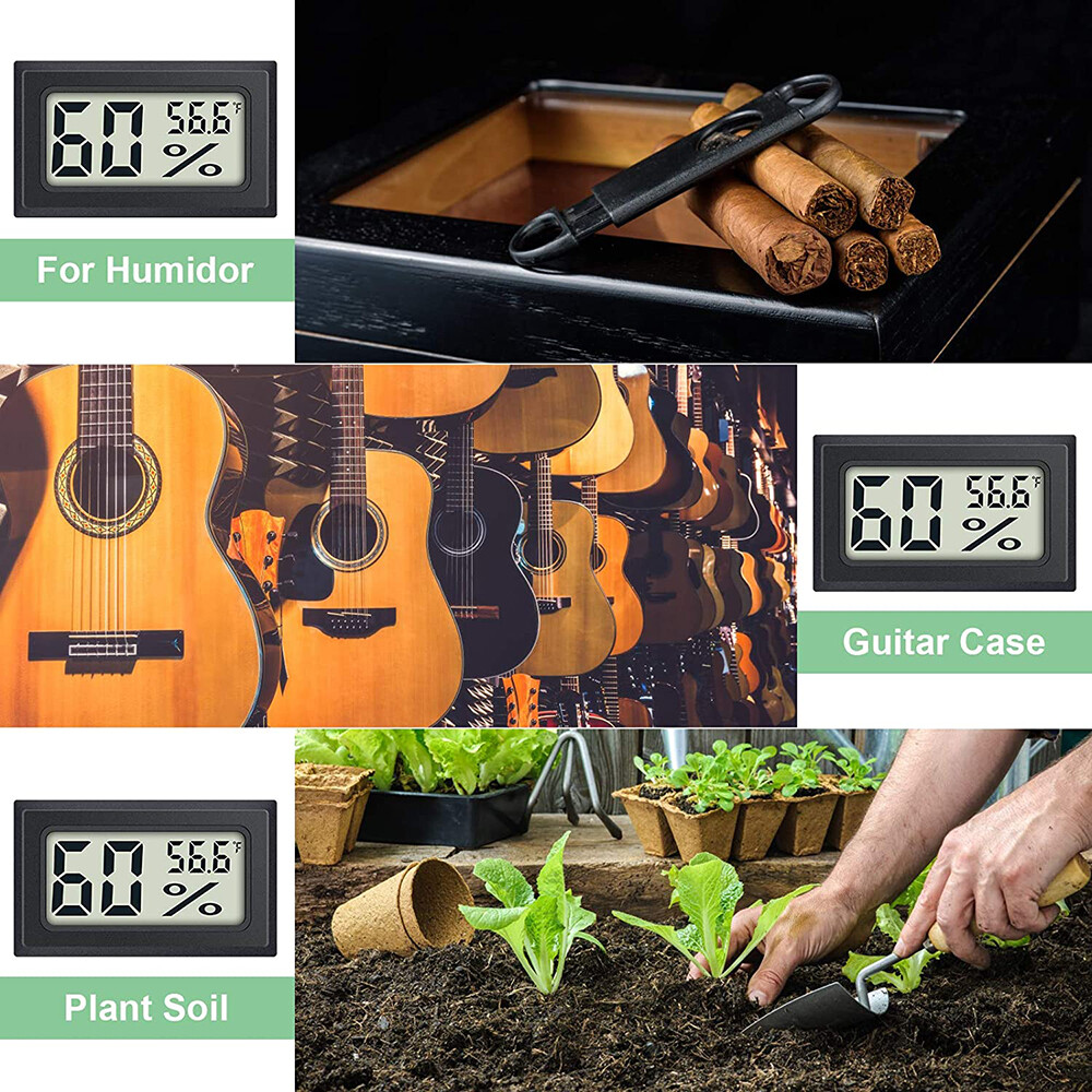 Digital LCD Indoor Outdoor Thermometer Hygrometer Temperature Humidity Meter Lot