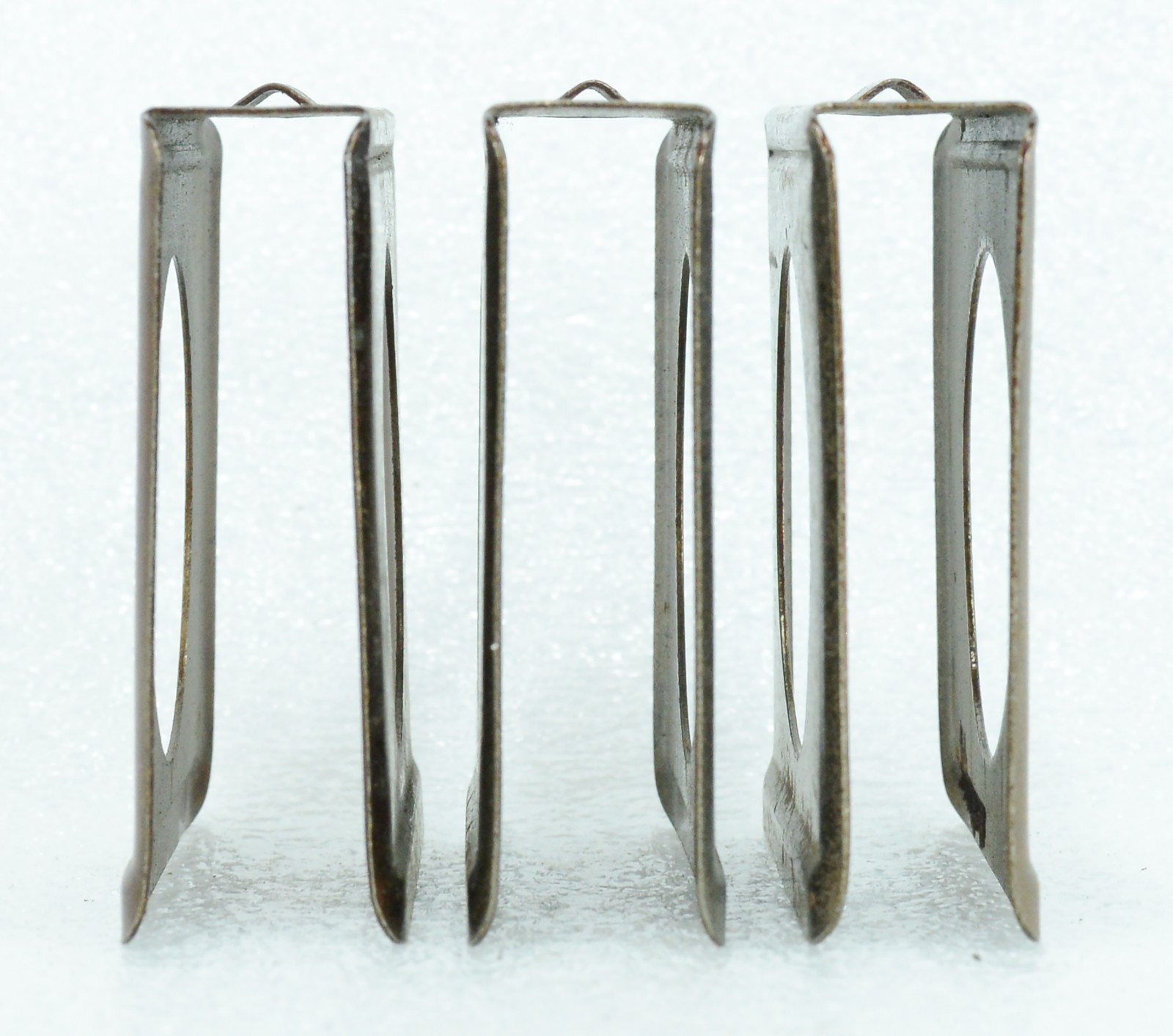 3x WWI German Gewehr 88 Gew 88 Kar 91 Rifle 8mm 5 RD En Bloc Clips, REFINISHED