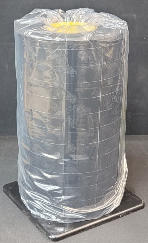 3M 8663HS Polyurethane Protective Tape 12"x36yd Matte Black Skip Slit 18 mil 700